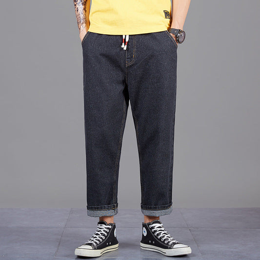 Men's Loose Plus Size Casual Straight Jeans