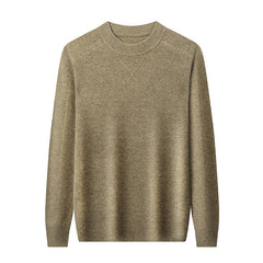 100% Pure Wool Round Neck Business Sweater