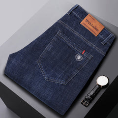 Men's Business Straight Loose Stretch Casual Jeans
