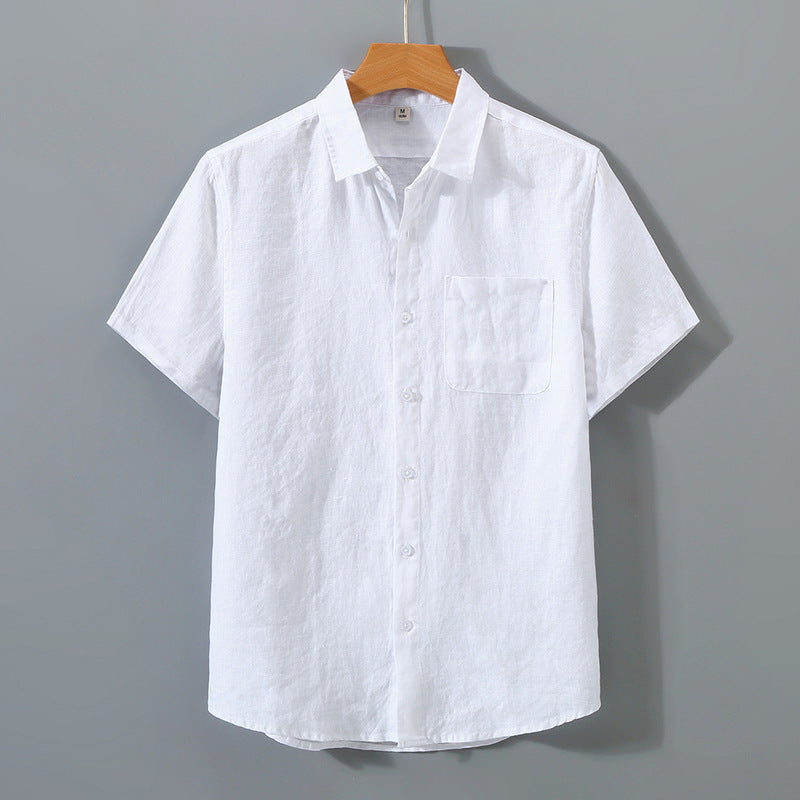 Men's Cotton and Linen Casual Shirts