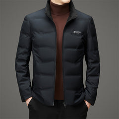 White duck down stand collar light antibacterial down jacket