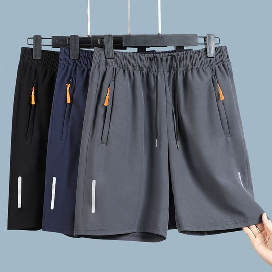 Men's Quick-drying High-end Ice Silk Breathable Sports Shorts Casual Beach Pants