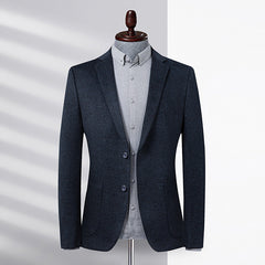 Solid Color New Stretch Men's Casual Blazer
