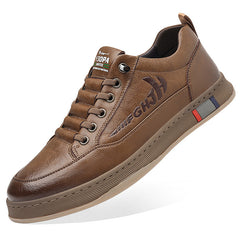 Breathable casual retro non-slip leather shoes