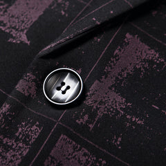 Men's Plaid Elastic Trendy Casual Blazer