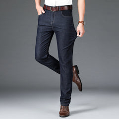 Men's Simple Casual Stretch Straight Jeans