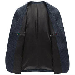 2024 New Men's Houndstooth Slim Business Casual Blazer