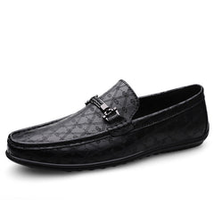 Men's Casual Cowhide Soft Sole Large Size Business Leather Shoes