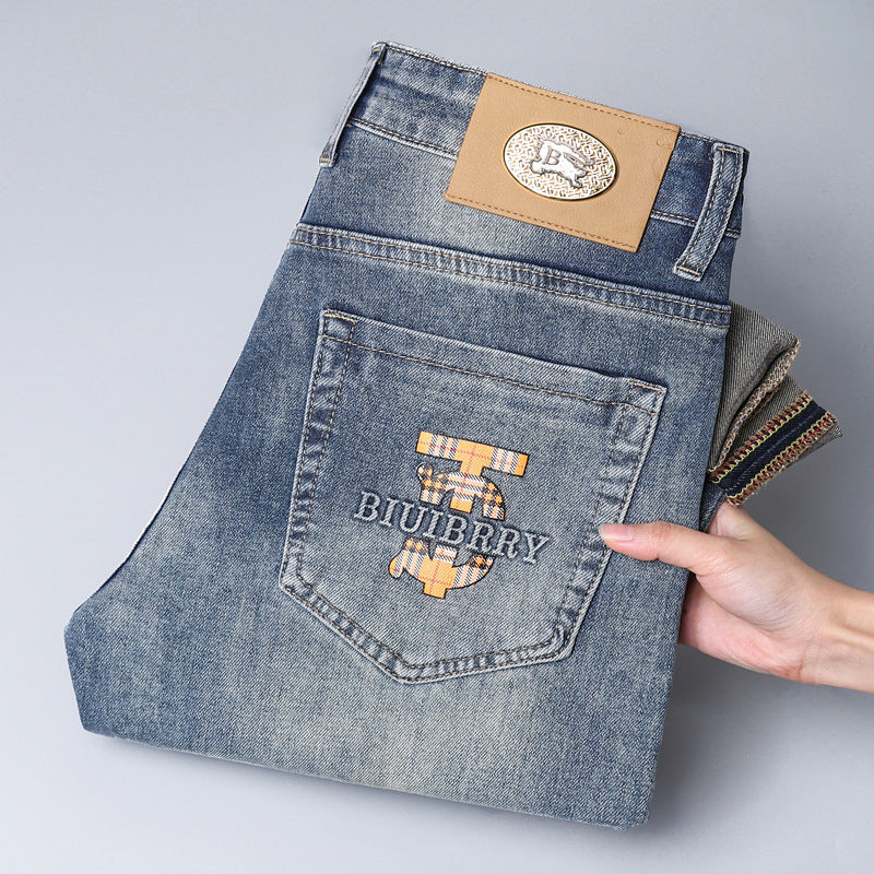 Men's Casual Straight Vintage Jeans