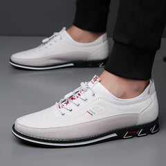 Men's Casual Large Size Fashionable Slip-on Flat Heel Work Shoes