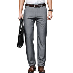 Summer Thin Casual Straight Elastic Breathable Trousers