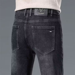 2023 Men's Straight Leg Loose Large Size Business Casual Jeans