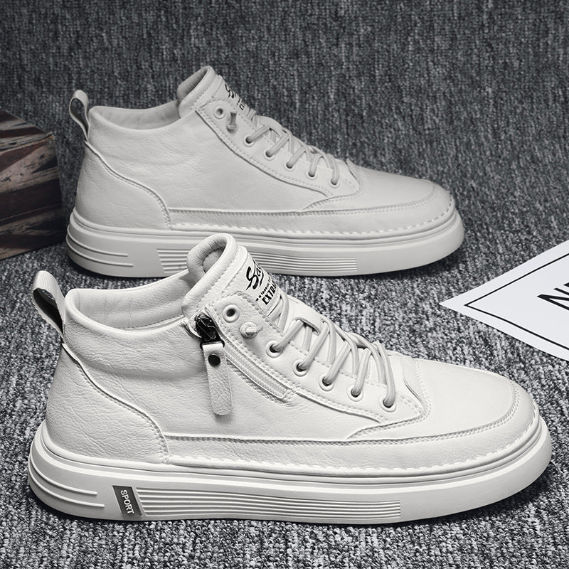 High-top, lightweight, comfortable and wear-resistant casual shoes