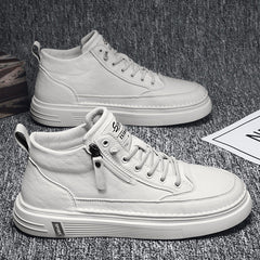 High-top, lightweight, comfortable and wear-resistant casual shoes
