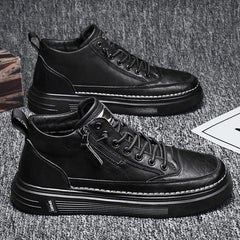 High-top, lightweight, comfortable and wear-resistant casual shoes