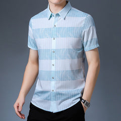 Printed Trendy Striped Shirt