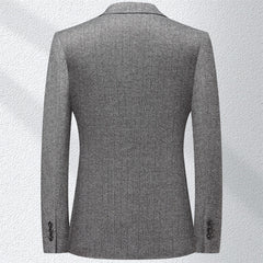 Striped no-iron elastic slim fit trendy Blazer
