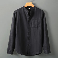 Men's Cotton and Linen Casual Shirts