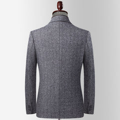 Wool slim fit casual Blazer