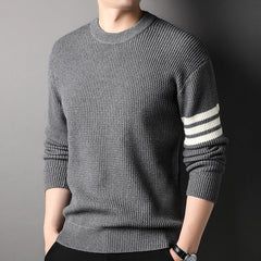 New Men's Round Neck Pullover Sweater