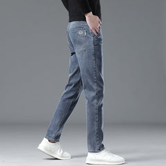 2024 New Elastic Versatile Loose Fashionable High-end Jeans