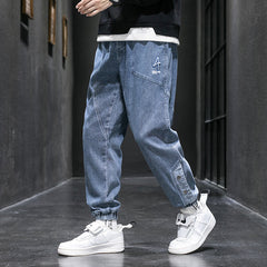 Men's Plus Size Loose Jeans