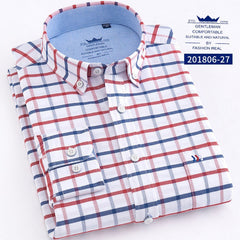 Business casual check shirt