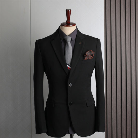 Men's Plus Size Casual Business Formal Wear Fashionable Slim Fit Dress Blazer