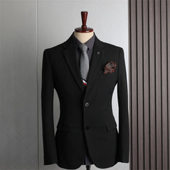 Men's Plus Size Casual Business Formal Wear Fashionable Slim Fit Dress Blazer