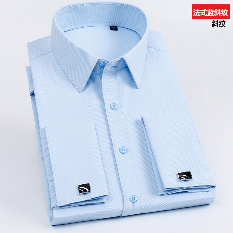 French cufflinks business shirt