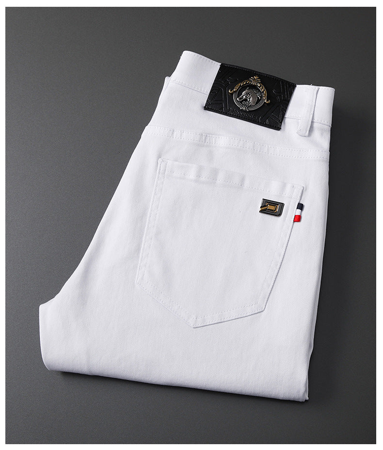 Men's High Quality Versatile Casual Printed Jeans