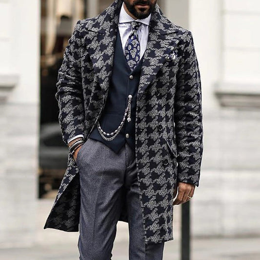 Men's Vintage Fashion Printed Coat