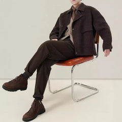 Men's Winter Double-faced Woolen Jacket