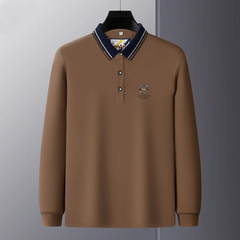Business Loose Embroidered Polo Shirt