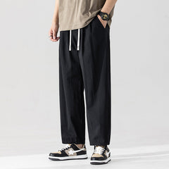 2024 Men's New Loose Straight Casual Trousers