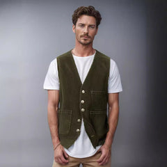 Trade corduroy single-breasted casual suit jacket