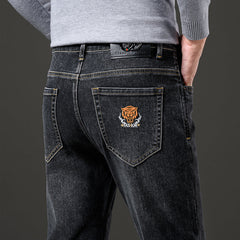 Men's Loose Straight Stretch Casual Jeans