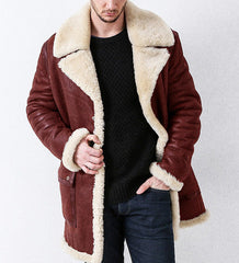 2024 Men's Suede Coat Jacket