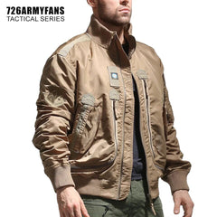 men's tactical stand collar jacket