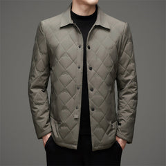 Thick warm lapel jacket