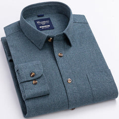 New plaid cotton shirt