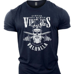 Men's Summer Pure Cotton Breathable Sports Casual T-shirt