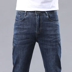 Men's Business Straight Elastic Fashionable Casual Versatile Jeans