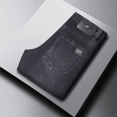 2023 Men's New Winter Business Casual Straight Stretch Jeans