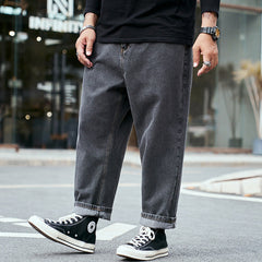 Men's Loose Plus Size Casual Straight Jeans