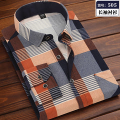 Pure cotton men's printed shirt