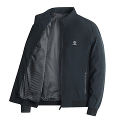 Men's Business Simple Stand Collar Jacket