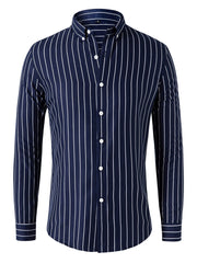 2025 New Men's Striped Shirt
