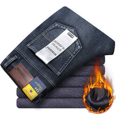 Men's Straight Leg Loose Stretch Business Casual Jeans