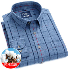 New plaid cotton shirt
